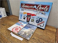 Hanover-Opoly board game, Little League rule book+