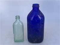 Vintage COLBALT blue genuine Phillips bottle and