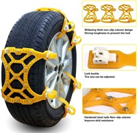 6PCS Car Snow Tire Chains Mud Tyre Wheel