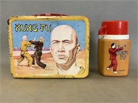 King Fu Metal Lunch Box w/ Thermos
