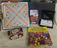 Games-Scrabble, Chinese Checkers, Dominoes