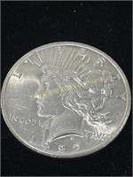 1927 Silver Peace Dollar MS