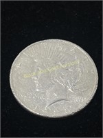 1928-S Silver Peace Dollar EF