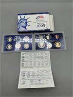 2005 US Mint Proof Ten Coin Set