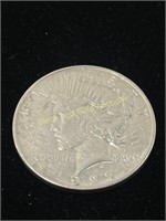 1927-D Silver Peace Dollar EF