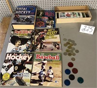 SPORTS COLLECTIBLES / BASEBALL CARDS BOOKS /TOKENS