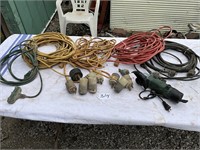 Angle Grinder, Extension Cords & Power Connectors