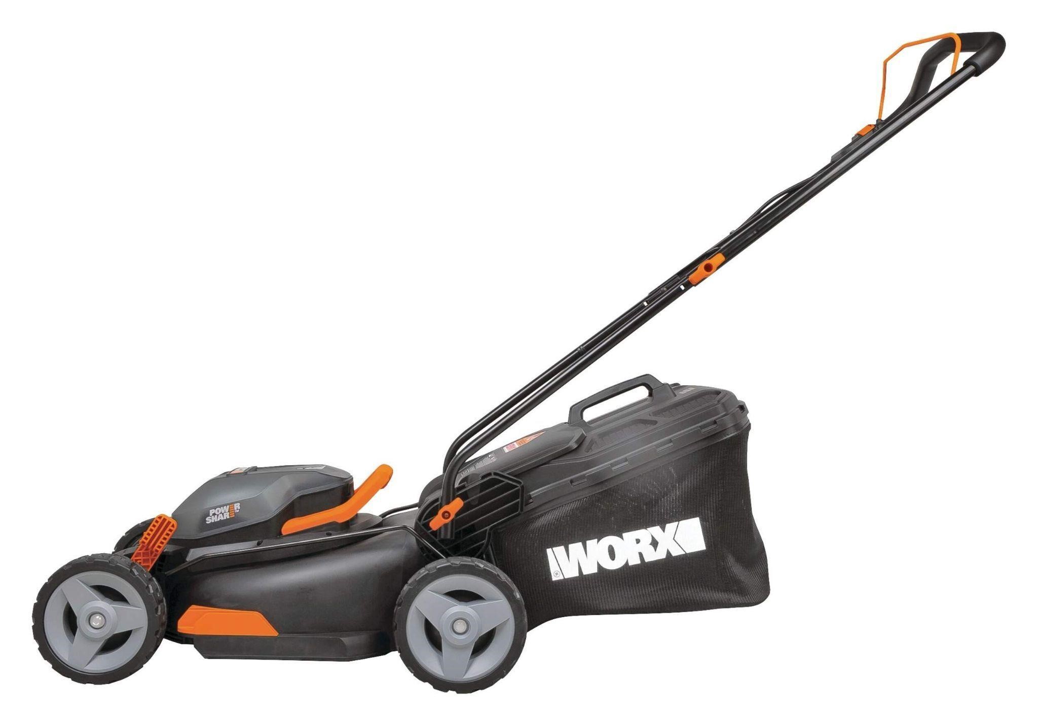 NEW $449 WORX 2-in-1 4Ah Cordless Lawn Mower 17"
