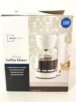 New 12 cup coffee maker open box