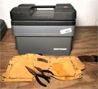 Craftsman Plastic Tool Box & Contents