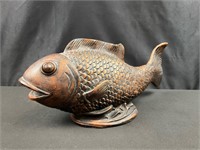 Large Koi Fish. Bronze Copper Finish.
