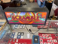 VINTAGE SCRAMBLE STERN LIGHT UP WORKING SIGN!!