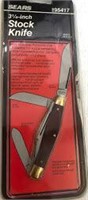 SEARS 3 1/4" Stock Knife NOS