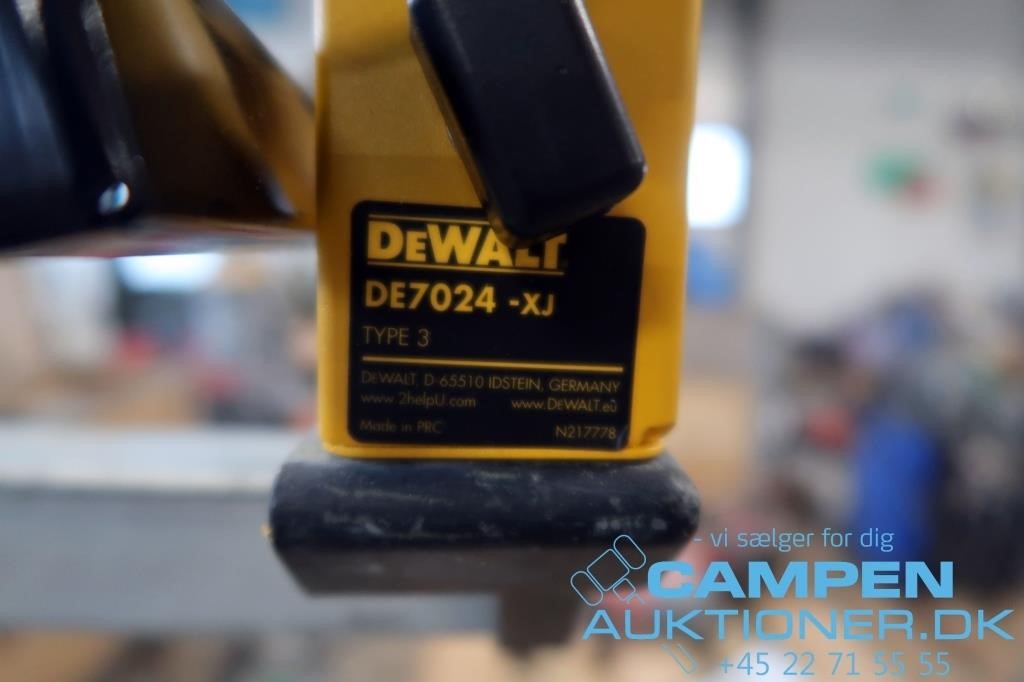 Blænding Nødvendig kindben Dewalt skærebord DE7024-XJ Type 3 | Campen Auktioner A/S