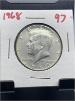 1968 KENNEDY SILVER HALF DOLLAR