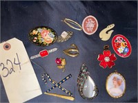 VINTAGE BROOCHES PINS MMA, RUSSIAN, & MORE