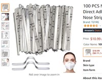 100 PCS Nose Bridge Strips for Mask