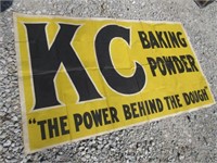 KC Baking Powder Canvas Banner