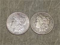 1901 & 1900 S Morgan 90% SILVER Dollars Nice