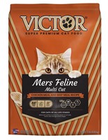 Victor Super Premium Cat Food, 15lbs - NEW