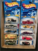 Flat of Hot Wheels