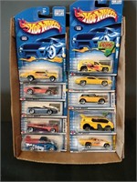 Flat of Hot Wheels