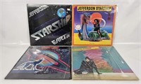 4 Jefferson Starship Lp's- Earth, Spitfire, Winds