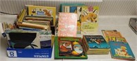 Large assortment vintage kids story books