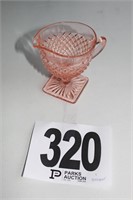 (1) Pink Depression Glass Creamer (U242)