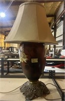 Floral Porcelain Vase Lamp