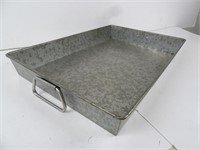 Galvanized Decorative Tray from Target - 13x18