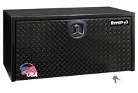 BUYERS PRODUCTS Black Steel Truck Tool Box With Al