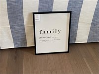 "FAMILY" PRINT