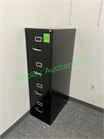 Black 4-Drawer File Cabinet