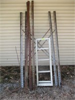 Small aluminum ladder and other metal