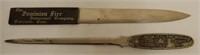 LOT OF 2  FIRE INSURANCE CO. LETTER OPENERS