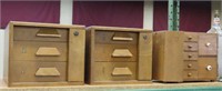 3 Wooden Storage Chests