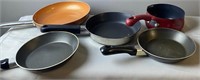 Assorted Skillets And Sauce Pan