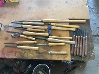 Set of Robert Sorby lathe tools- Craftsman as well