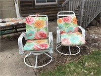 pair of patio chairs