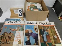 Box Of Boys Life Magazines From The 1960's