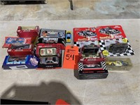 Lot of Earnhardt, Jeff Gordon, Davy Allison cars