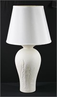 Ceramic Feather Table Lamp 26.5"