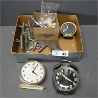 Westclox Alarm Clocks - Thimbles & Metal Eagle