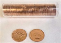 50 - 1964 Elizabeth II Canadian Pennies