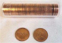 50 - 1967 Elizabeth II Canadian Pennies