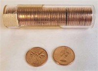 50 -1962 Elizabeth II Canadian Pennies