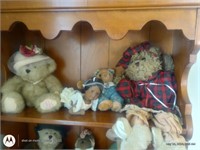 Lot of Teddy Bears and Doll
