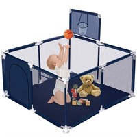 WFF8456  SINGES Baby Play Yard 50x50x26inch Blue