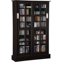 Atlantic 49" Windowpane Media Storage Cabinet Book